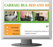 Kilkenny Web Design. Carraig Rua B and B